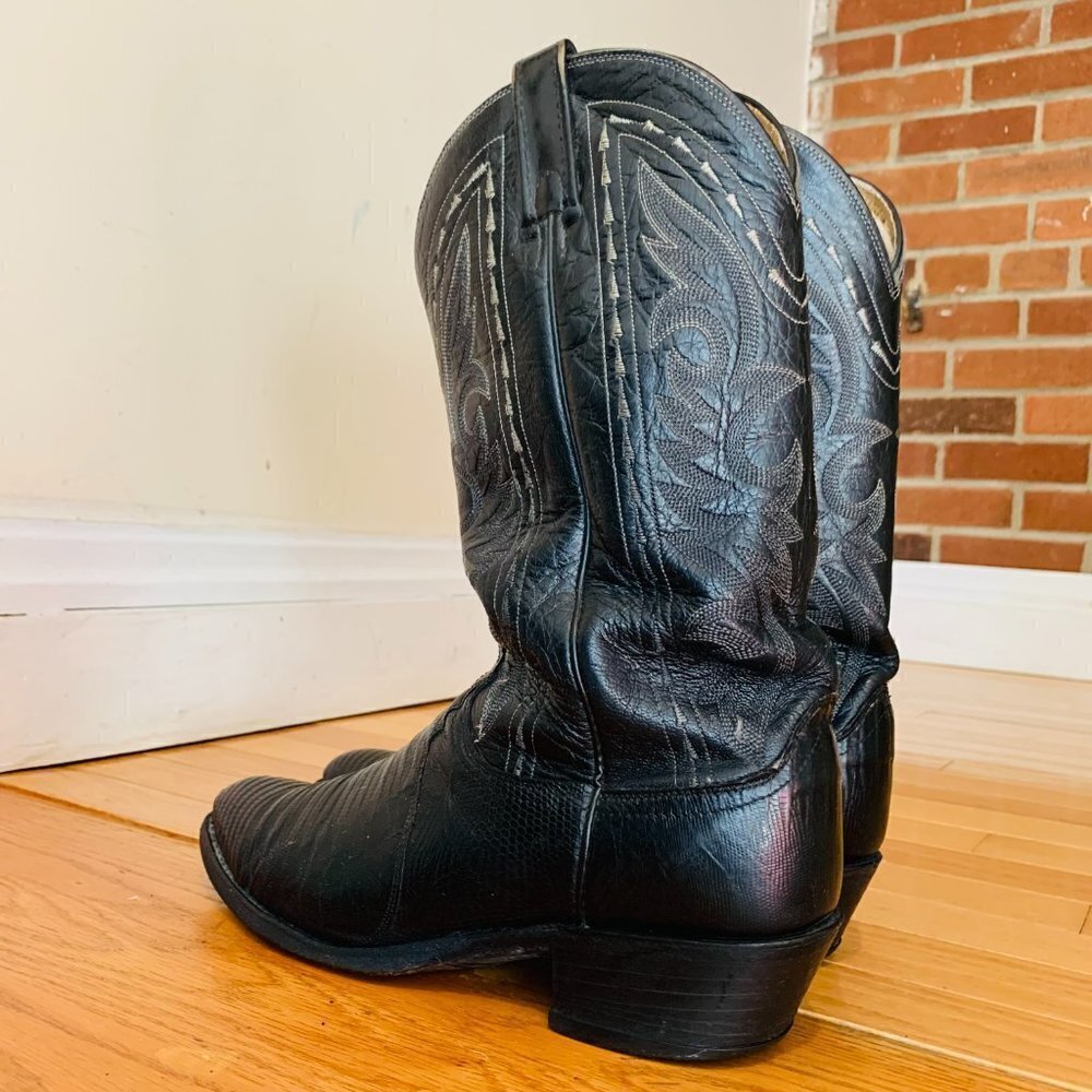 DAN POST Exotic Lizard Western Style Boot - Men's 10 D - Picture 5 of 11